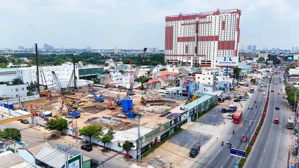 Tiến độ xây dựng The Emerald Boulevard cập nhật Tháng 5/2026