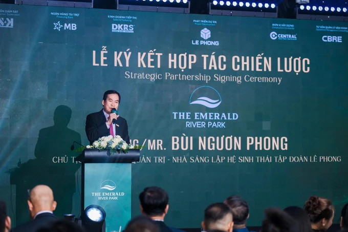 Tập đoàn Lê Phong ký hợp tác chiến lược phát triển dự án The Emerald River Park 