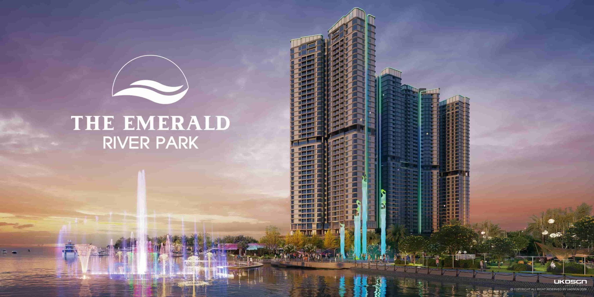 Phối cảnh dự án The Emerald River Park By Lê Phong